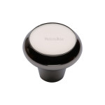 M Marcus Heritage Brass Edge Design Wardrobe Knob 38mm 